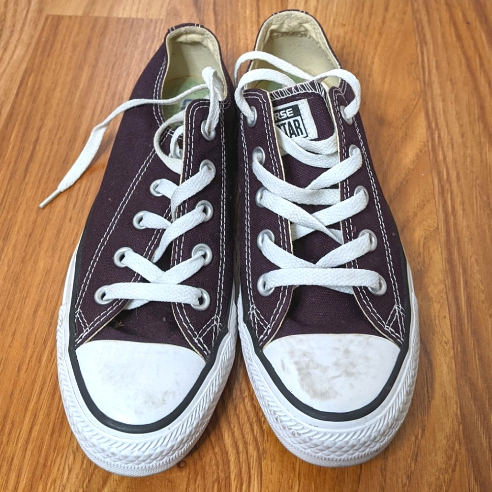 2/$35 Unisex Purple Retro Converse sneakers